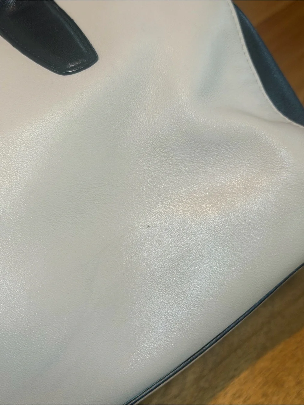 Coach Legacy Two-Tone Chelsea Leather Carryall Bag Mushroom Black 25805